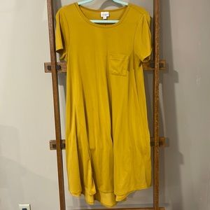 Woman’s Yellow LulaRoe Dress
